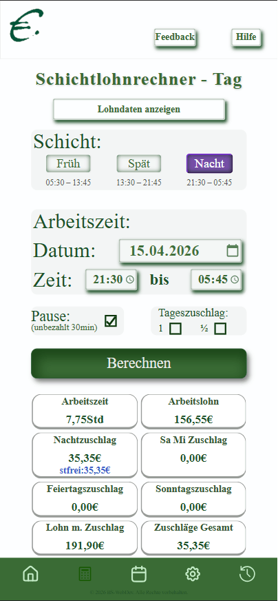 Lohnrechner Desktop